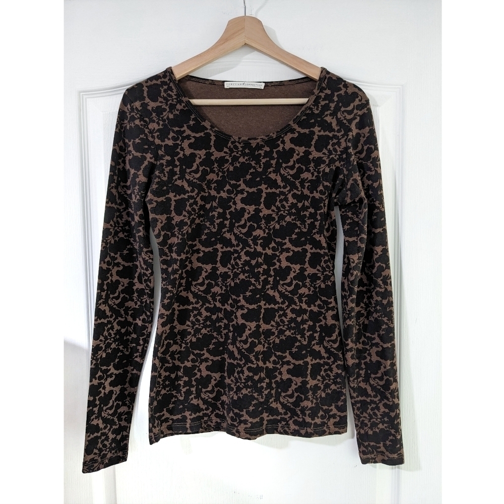 Peruvian Connection | Women's printed pima cotton long sleeve tee